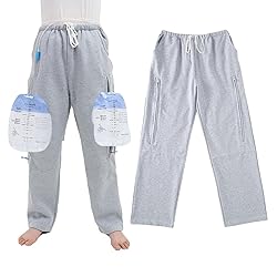 Catheter Pants, Urine Bag Holder with Double