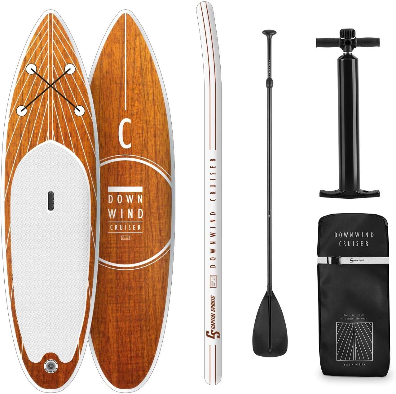 tavola per pagaia con zaini