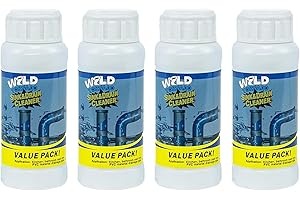 UNLOSHE Wild Tornado Pipe Dredge, Powerful Sink and Drain Cleaner Powder, Fast Foaming Drain Cleaner for Kitchen and Pipes Cleaning Tool