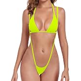 SHERRYLO Micro Bikini Extreme Slingshot G String Sling Bikinis Slutty Exotic Swimsuit Thong Bathing Suit Lingerie for Women