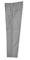 Johnnie Lene Boys Flat Front Slim Fit Dress Pants