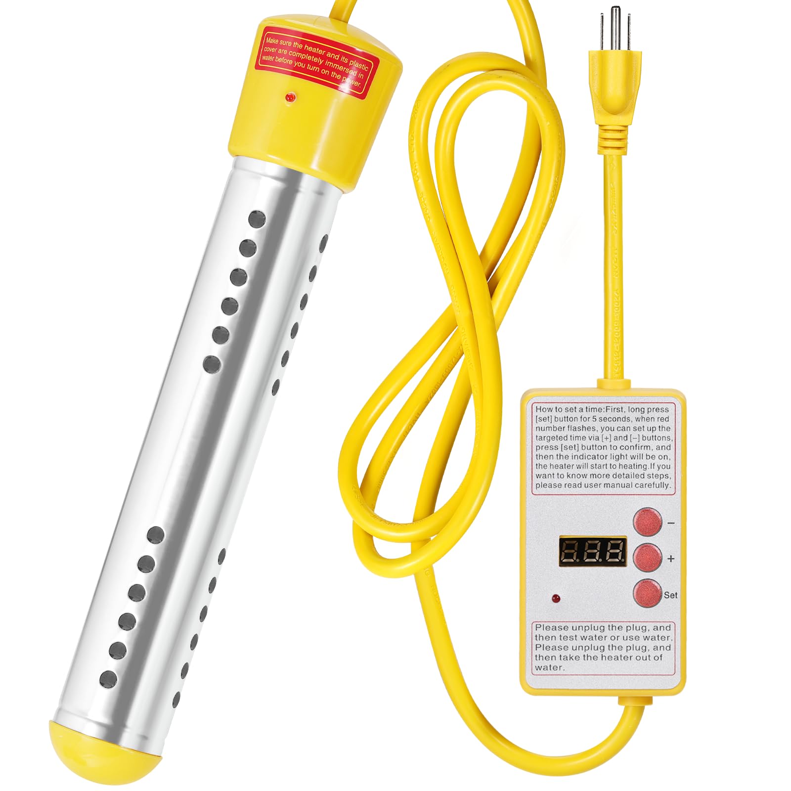 Immersion Water Heater, 2000W Portable Electric Jamaica