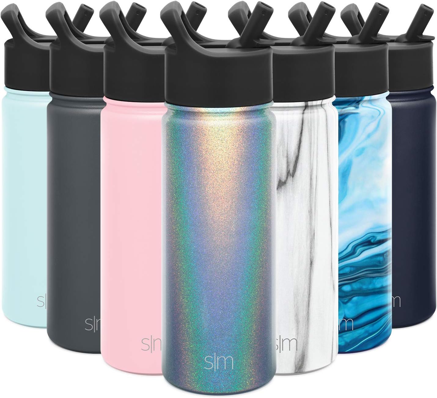 Bouteilles Isothermes Pierre De Lune Bleue Gourde Simple Moderne Summit Summit Bouteille Isotherme Avec Couvercle En Paille 18oz Straw Lid Brillance Cuisine Maison Lemoncitylive Com