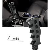 Qziulr Zlirfy Car Gear Shift Knob,Automatic Shift Knob,Car Accessories,Car Grip Knife Handle Gear with Screws and Spanner,Replacement for Manual Vehicle (Black)