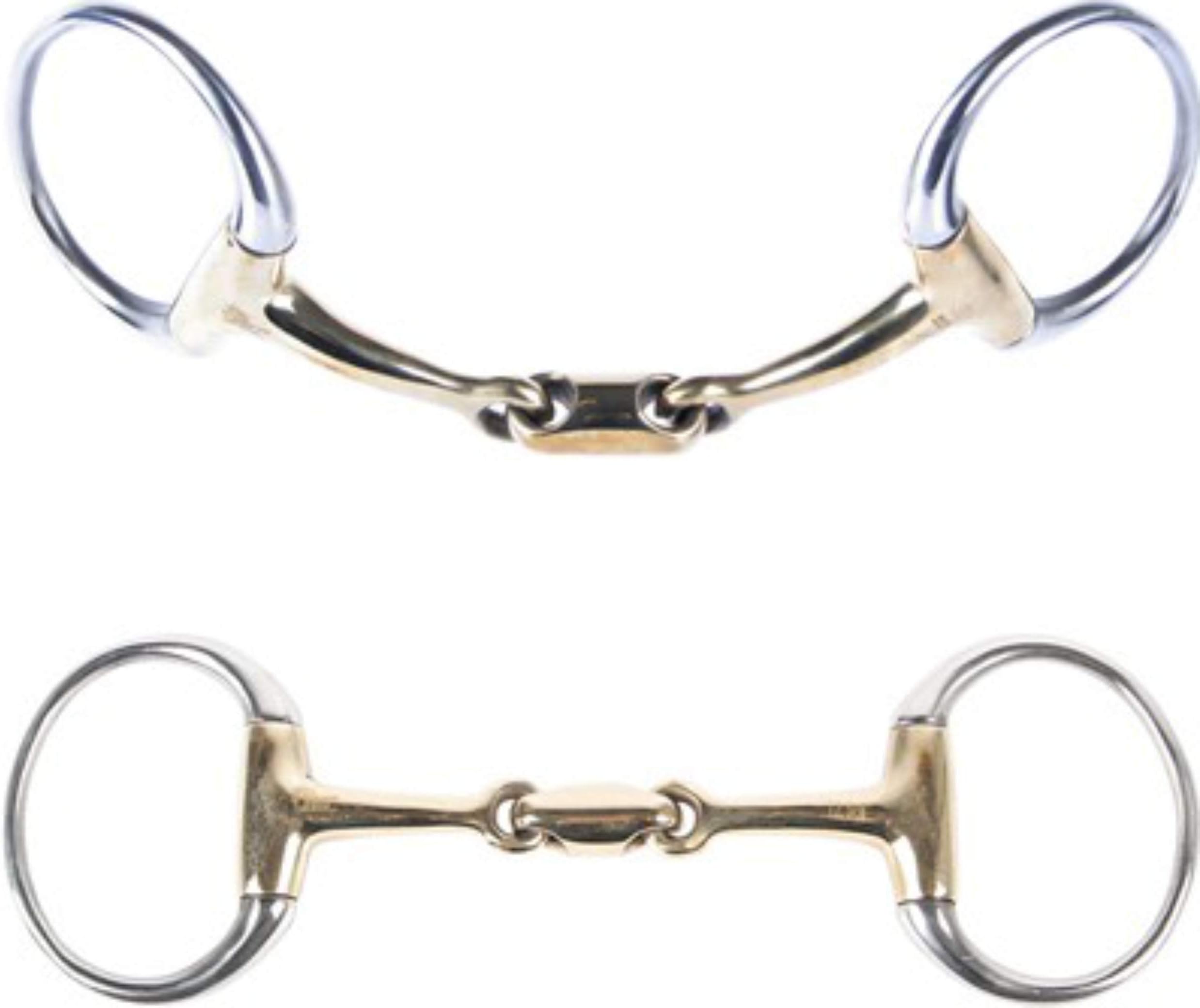 Harrys Horse Snaffle GB double broken oval