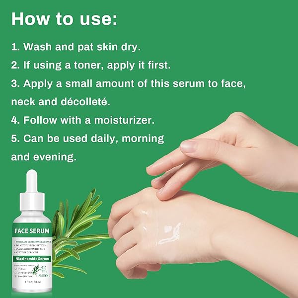 5% NIACINAMIDE SERUM WITH 4% ROSEMARY VERBENA EXTRACT FOR HARMONIZED HYDRATION & SKIN TONE (1FL.OZ/30ML EACH)