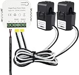 OWON WiFi Smart Energy Meter Bi-Directional Power Monitor 80A 2 Clamp Real-Time view 1