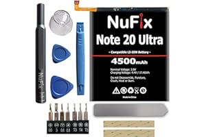 NuFix Battery Replacement Kit for Samsung Note 20 Ultra EB-BN985ABY (Battery + Pro Kit)
