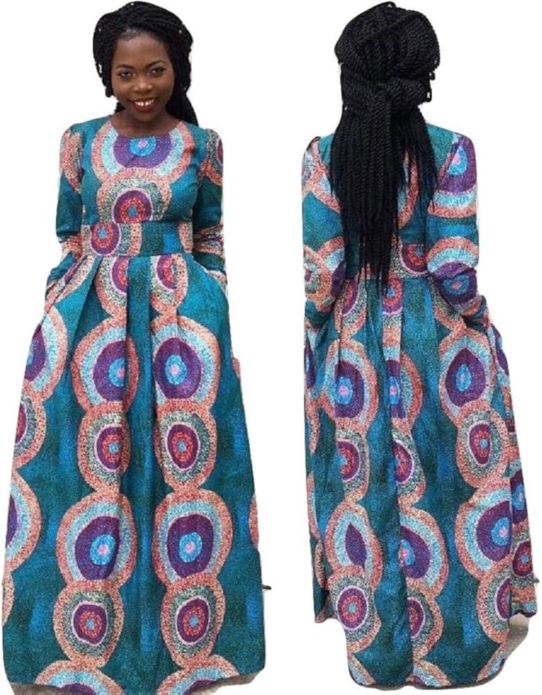 Long sleeve multicolor dress Clearance