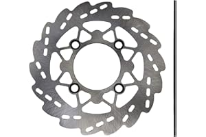 RedCap Replacement 220mm Brake Disc Front Rotor with 4-bolt pattern, Compatible with 110cc, 125cc, 150cc RFZ Apollo, SSR, Tao Tao Dirt Bike Pit BIkes
