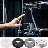 sourcing map 4pcs Shower Arm Flange ABS 70mm OD Escutcheon Plate for 20mm Pipe view 5