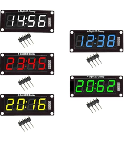 Amazon.com: Diitao 5PCS TM1637 0.56