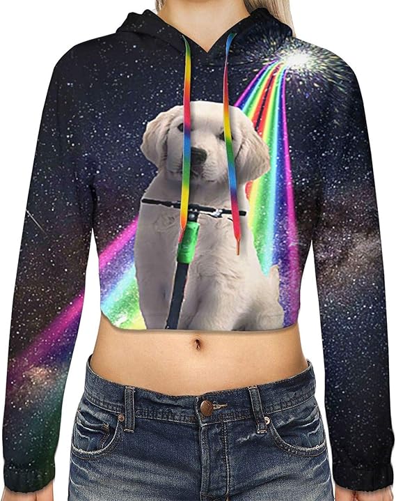 Amazon Co Jp Baodancerスクーターのスペースギャラクシードッグレインボーギャラクシー服 服 ファッション小物