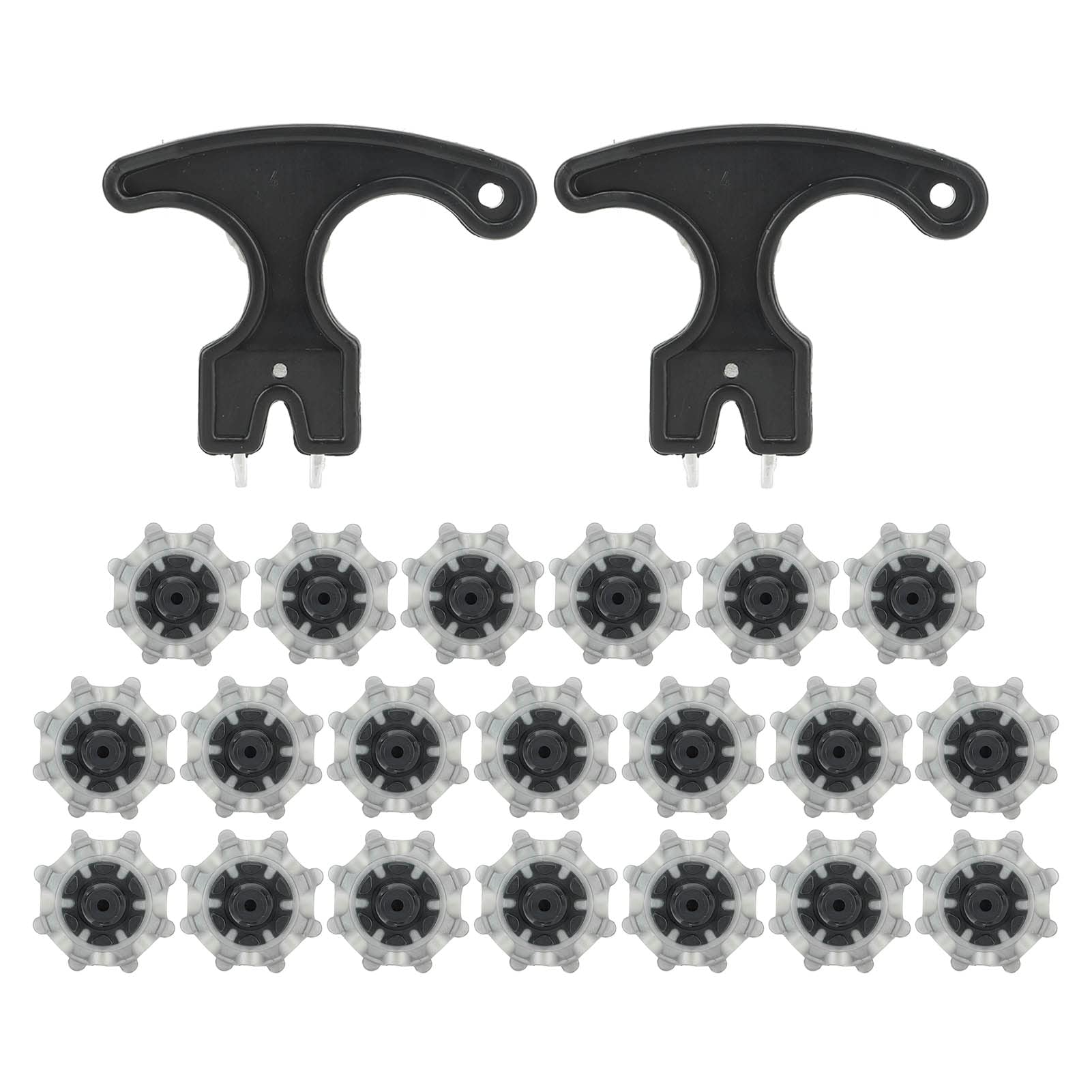 20PCS Anti Skid Studs, Spikes Replacement with Nail Puller TPU Easy To Replace Anti Skid Studs for Shoes
