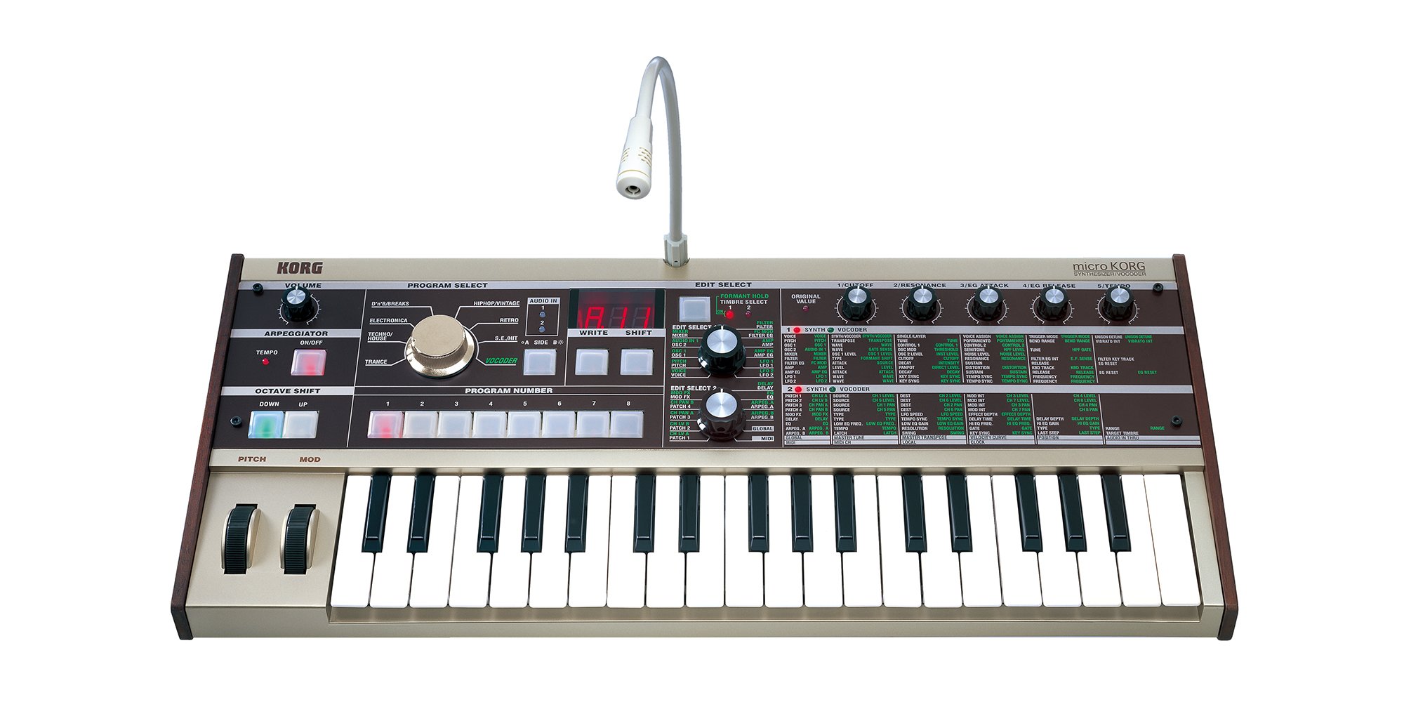 Analog Keyboard Synthesizer Vocoder Mk1 Micro 37 Key New eBay