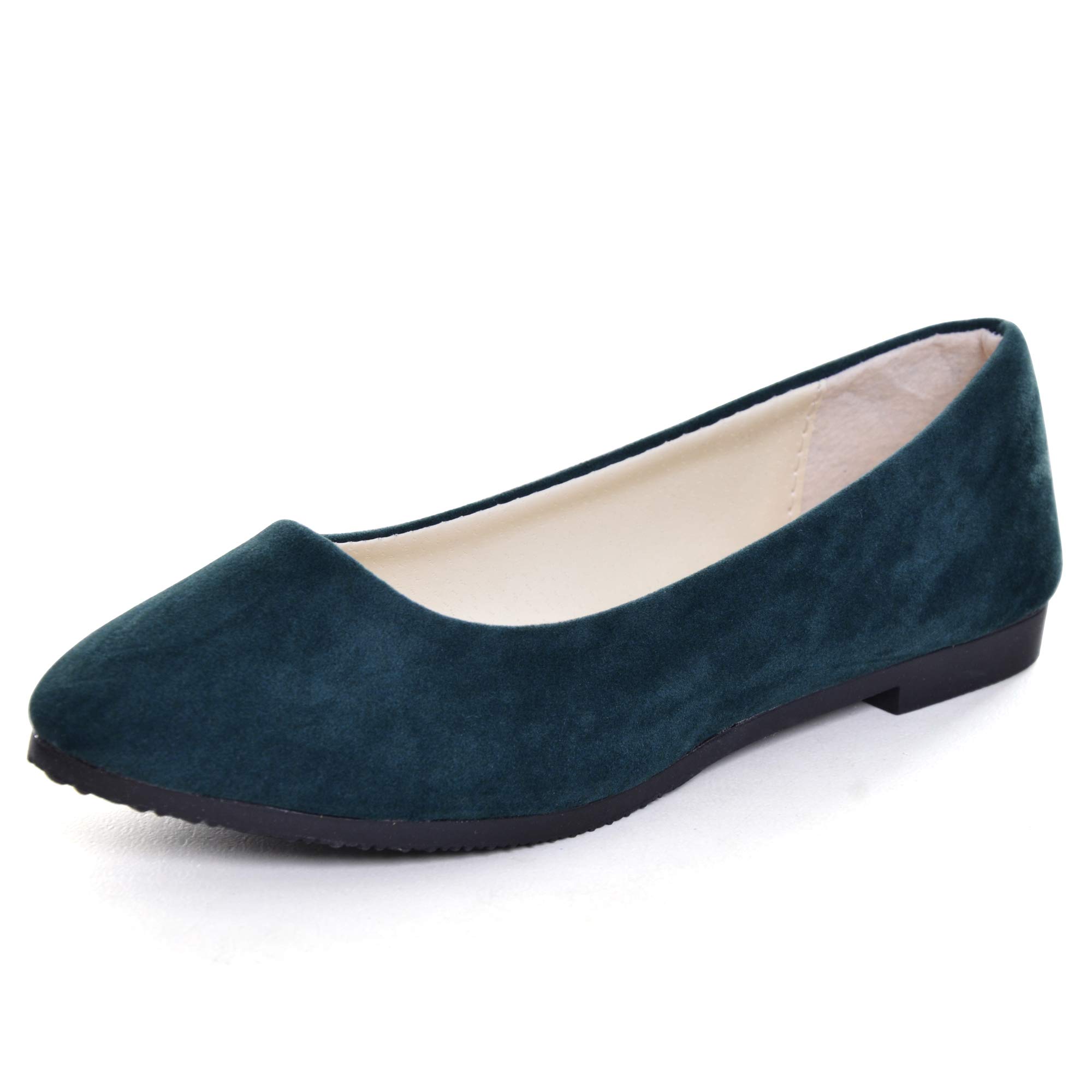Dear Time Women Flat Shoes Comfortable Slip on Pointed Toe Ballet Flats - Image 3
