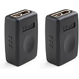 Cable Matters (2 Pack) Gold-Plated High Speed HDMI Female Coupler 3D & 4K Resolution-Ready