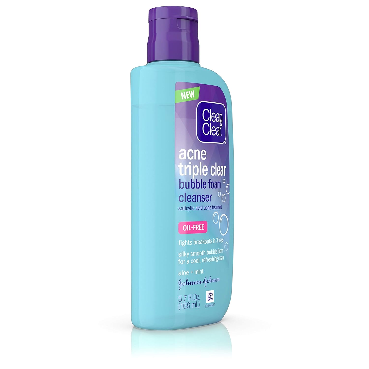 clean and clear bubble foam cleanser