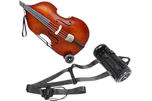 GENERIC Portable Upright Double Bass Cart Bass Wheel Transport Carry String Bass Carts for Any Size Bass from 1/10 To 4/4,Works Indoors &Outdoors