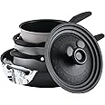 Disney 100 Meyer Nonstick Induction Stackable Cookware 4pc Set | Pots and Pans Essentials | Steamboat Willie Edition | Dishwasher Safe | Oven Safe