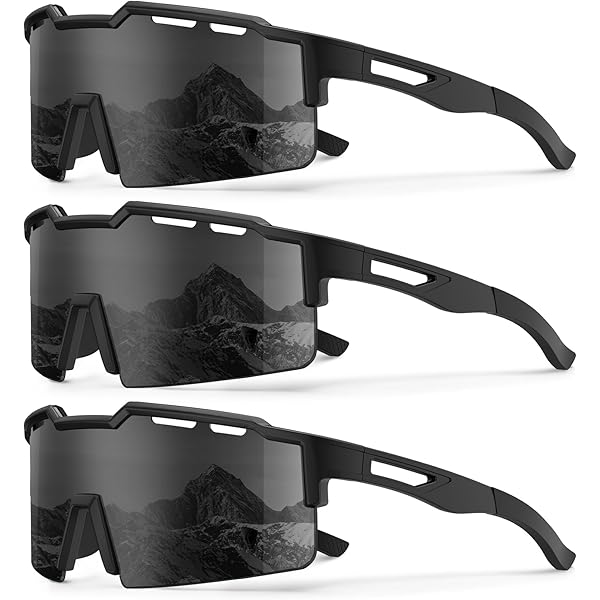 KALIYADI Polarized Sports Sunglasses For Men - UV Protection Running Cycling Fishing Glasses
