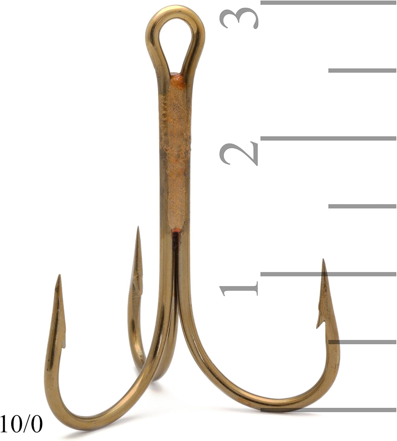 Mustad 3551 Classic Treble Standard Strength Fishing Hooks | Tackle for Fishing Equipment | Comes in Bronz, Nickle, Gold, Blonde Red : Fishing Hooks : Sports & Outdoors