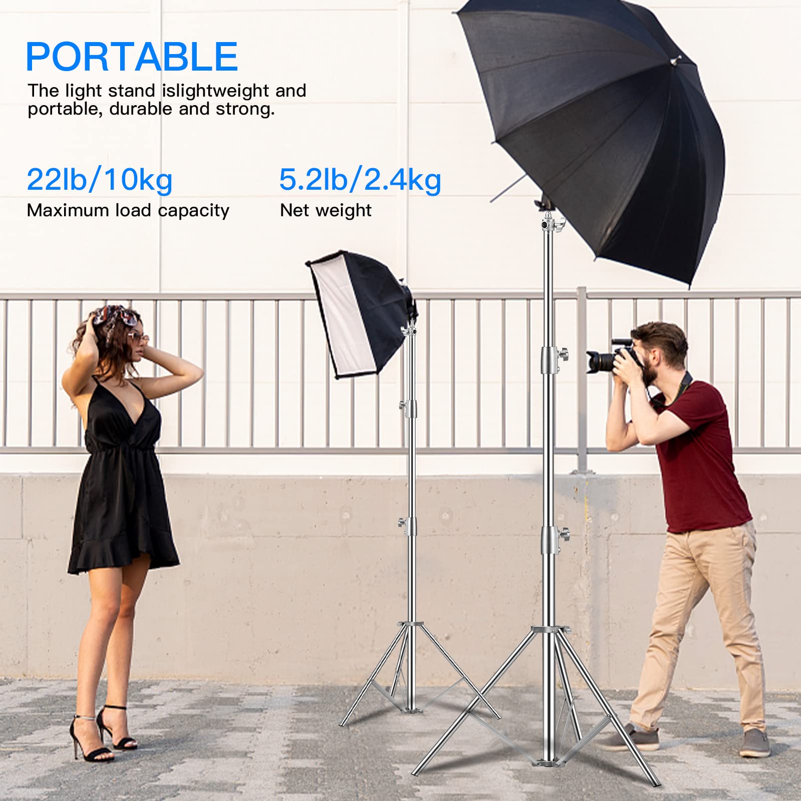 SUPON Stainless Steel Light Stand 110