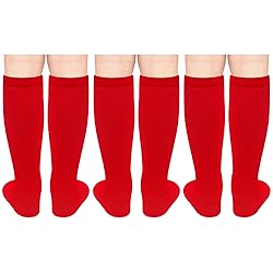 Toddler Baseball Socks Kids Red Baseball Socks