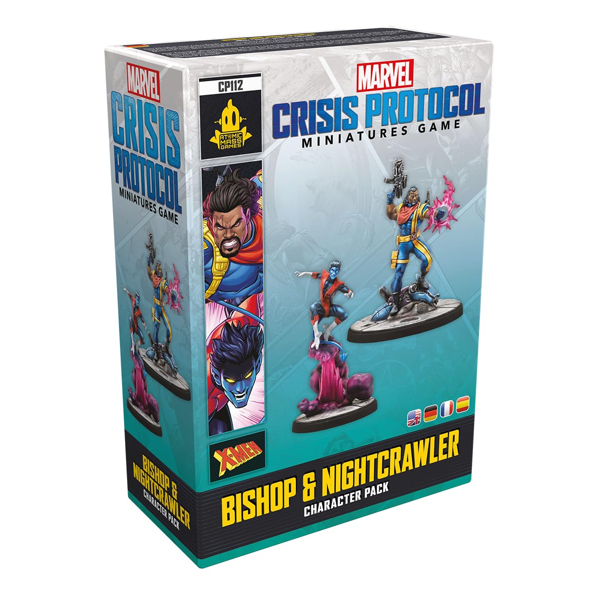 Atomic Mass Games | Marvel Crisis Protocol: Bishop and Nightcrawler | Miniatures Board Game | Ages 14+ | 2 Players | 90 Minutes Playing Time