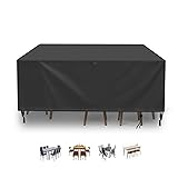 POMER Patio Furniture Cover, 106 inch Rectangle