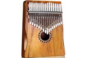 Newlam Kalimba Thumb Piano 17 Keys, Portable Mbira Finger Piano Gifts for Kids and Adults Beginners