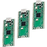 3-Pack RP2040 Microcontroller Board, Dual-Core ARM Cortex-M0+ up to 133MHz, 2MB Flash, 30 GPIO Pins, Compatible with Raspberry Pi Pico, Supports MicroPython &amp; C/C++ (USB-C Port)