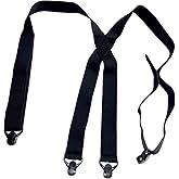 Hold Up Suspenders for Men - Hidden Men's Suspenders - Undergarment Comfort & Convenience - Airport Friendly
