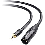 Cable Matters (1/8 Inch) 3.5mm to XLR Cable (XLR to 3.5mm Cable) Male to Male 6 Feet