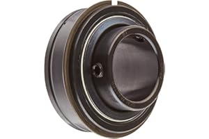 Sealmaster ER-23 Cylindrical OD Bearing, Setscrew Locking Collar, Light Contact Felt Seals, 1-7/16" Bore, 72 mm OD, 1-11/16" Width