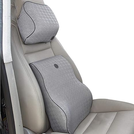 Amazon Co Jp カーシートランバークッションバックサポート枕ウエストサポートクッションシートバッククッションパッド自動車トラックオート ー四季バッククッションランバーパッド 車のランバーサポート ホーム キッチン