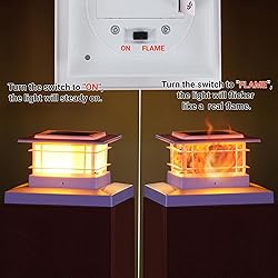 Dynaming 8 Pack Solar Post Cap Lights Outdoor with