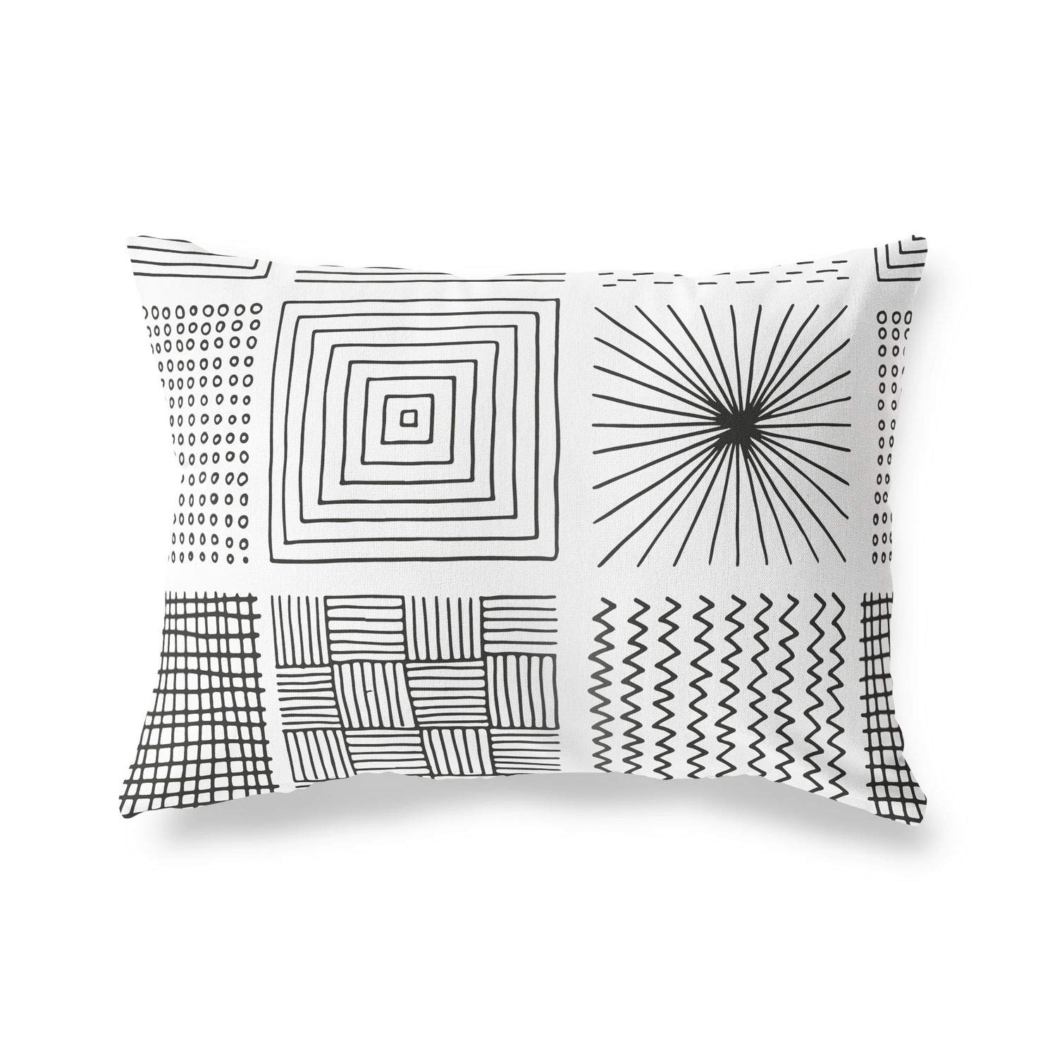 Bonamaison Decorative Cushion Cover Random Pattern, Throw Pillow Covers, Home Decorative Pillowcases for Livingroom, Sofa, Bedroom, Size:35x50 Cm - Designed and Manufactured in Turkey