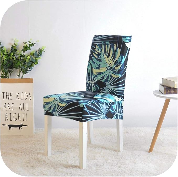 Slipcovers 1/2/3/4 Pcs Funda de silla Spandex Stretch Asiento de cocina