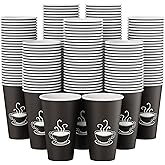 TV TOPVALUE 16 oz Paper Coffee cups, 210 Count, Disposable Drinking Cups for Parties, Office Use, and Everyday Needs