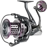 THKFISH Saltwater Spinning Reel 10000 Surf Fishing Reels Saltwater,13 +1 BB,45LB Max Drag,Ultra Smooth Heavy Duty Reel with CNC Aluminum Spool Reels for Long Cast