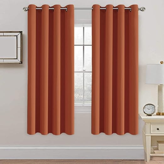 Amazon Com H Versailtex Solid Thermal Insulated Grommet Blackout