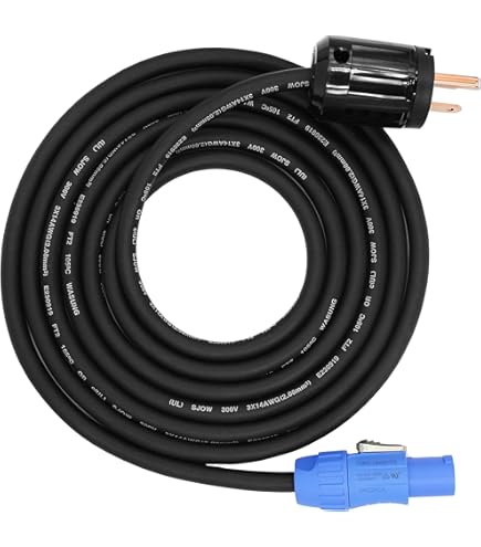 Amazon.com: Neutrik powerCON NAC3MM-1 NAC3MPA-1 to NAC3MPB-1 AC