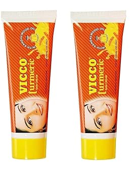 vicco turmeric skin cream with sandalwood oil -70g x 2 pack