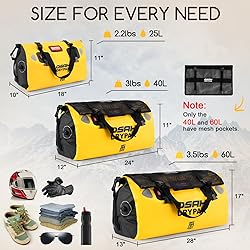 Waterproof Duffel Bag - Motorcycle Dry Bag Tail Bag