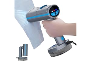 HAUSMEISTER Vacuum Garment Steamer for Clothes, Handheld Travel Steam Iron with 2300Pa Suction Grip, One-Handed Anti-Burn Ope
