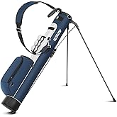 Findway Golf Stand Bag, Upgraded Par 3 Golf Bag Pitch n Putt Small Golf Bag with Ball Holder and Cooler Bag, Lightweight Golf Carry Bag for Men Women