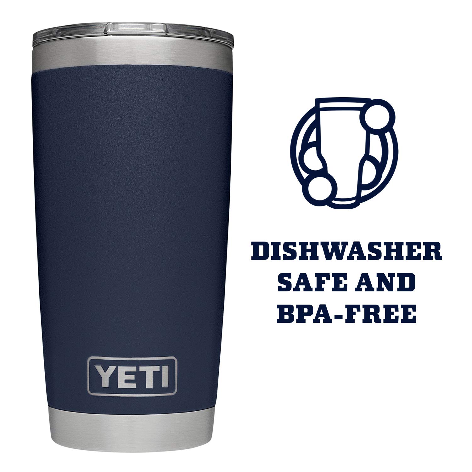 YETI Rambler 20oz Tumbler Stainless Steel Vacuum Insulated with MagSlider Lid