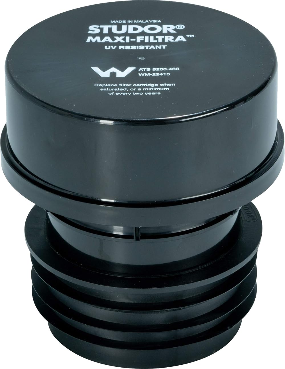 Studor 20297 Maxi-Filtra Septic Tank Drain Vent Two-Way Carbon Filter 3 4 in