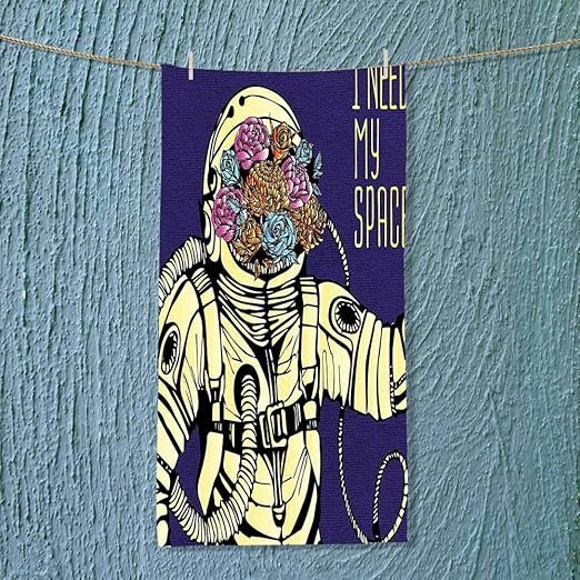 Amazon Socomimi シャワータオル インテリア グランジイラスト Surreal Alien Head モトリーエフェクトスレッド お手入れ 簡単 洗濯機洗い可 W35 4 X H11 8 Inch Mjs 15 k30 X G90 タオル ホーム キッチン オンライン通販